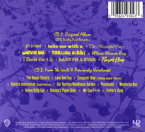Prince: Purple Rain Deluxe [2CD]