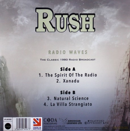 Rush: Radio Waves [Winyl]