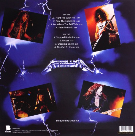 Metallica: Ride The Lightning [Winyl]