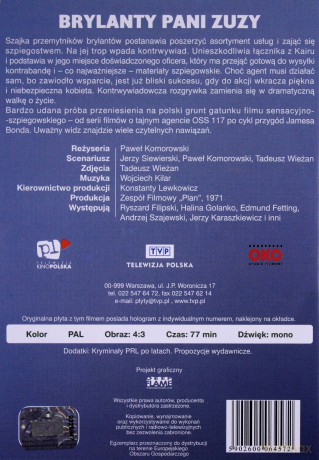 Kryminały PRL - Brylanty pani Zuzy [DVD]