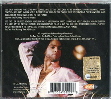 Prince: ROCK IN RIO 2 - JANUARY 1991 [2CD]