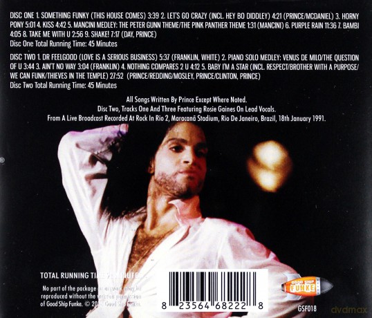 Prince: ROCK IN RIO 2 - JANUARY 1991 [2CD]