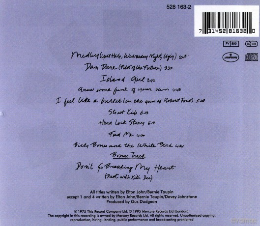 Elton John: Rock Of The Westies [CD]