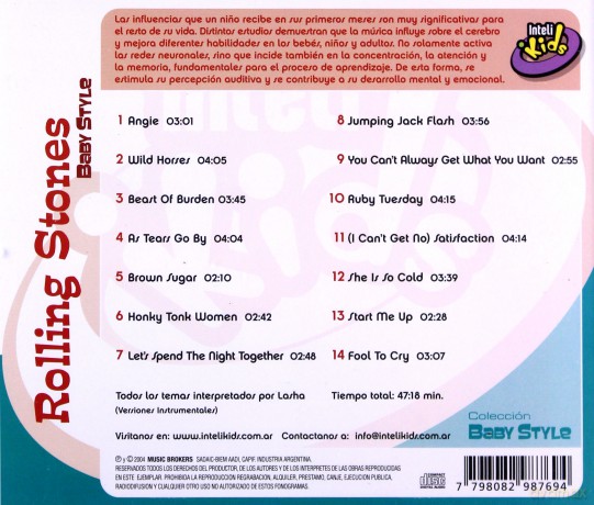 Baby Style: Rolling Stones - Baby Style [CD]