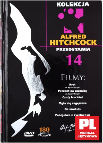 Alfred Hitchcock Przedstawia 14: Kret / Prezent na rocznicę / Czuły truciciel / Mgła się zagęszcza / De mortuis / Zabójstwo z życzliwości (booklet) [DVD]