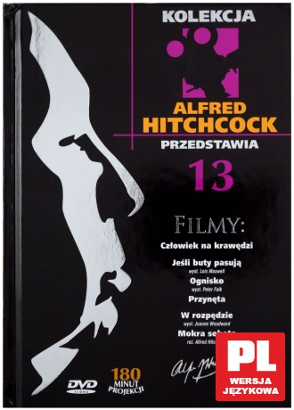 Alfred Hitchcock Przedstawia 13: Człowiek na krawędzi / Jeśli buty pasują / Ognisko / Przyneta / W rozpędzie / Mokra sobota (booklet) [DVD]