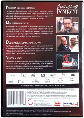 Poirot 01: Przygoda kucharki z Clapham / Morderstwo w zaułku [DVD]