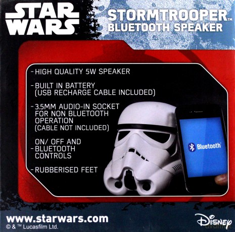 Star Wars: Stormtrooper Głośnik Bluetooth (Gwiezdne Wojny)