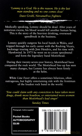 Lemmy: The Autobiography. White Line Fever [KSIĄŻKA]