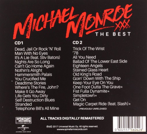 Michael Monroe: The Best [2CD]