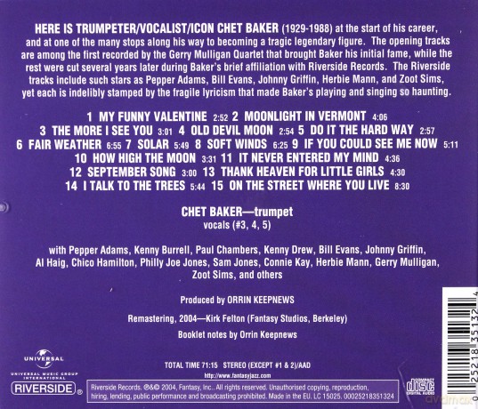 Chet Baker: The Best Of [CD]