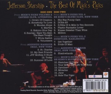 Jefferson Starship: The Best Of Micks Picks [2CD]