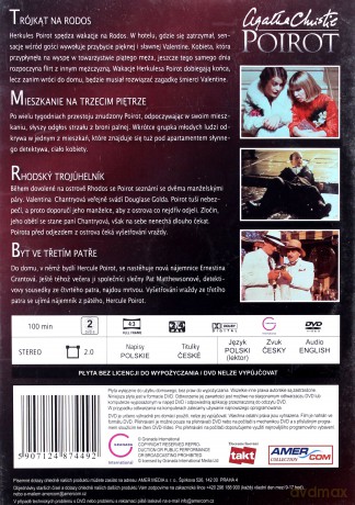 Poirot 03: Mieszkanie na trzecim piętrze / Trójkąt na Rodos [DVD]