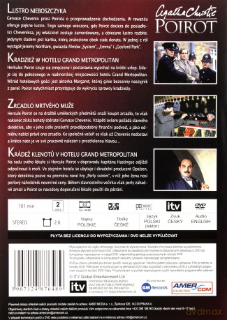 Poirot 23: Lustro nieboszczyka / Kradzież w hotelu Grand Metropolitan [DVD]