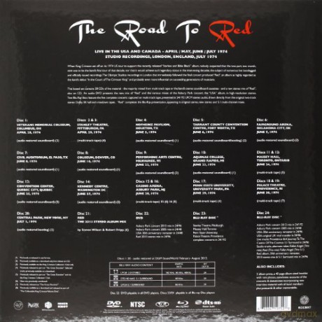 King Crimson: The Road To Red (40Th Anniversary Edition) [10CD]
