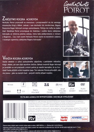 Poirot 28: Zabójstwo Rogera Ackroyda [DVD]