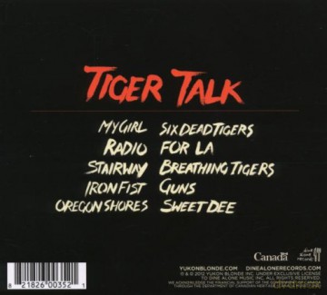 Yukon Blonde: Tiger Talk [CD]