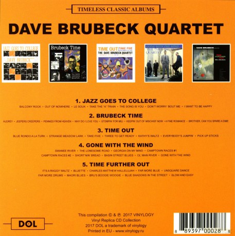 Dave Brubeck: Timeless Classic Albums [5CD]