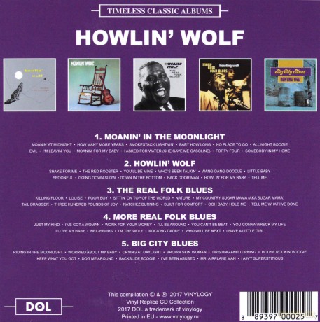 Howlin Wolf: Timeless Classic Albums [5CD]