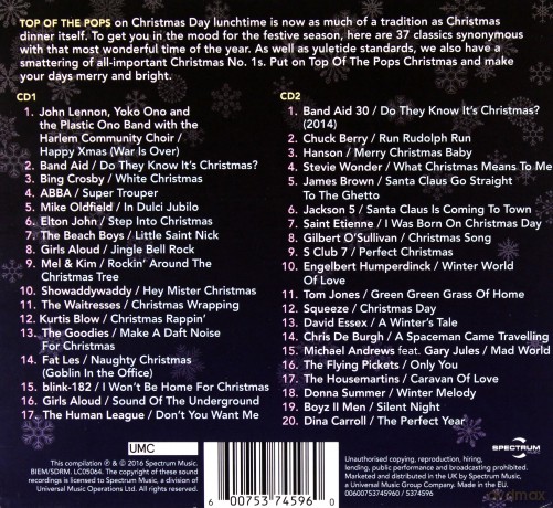 Top Of The Pops Christmas [2CD]