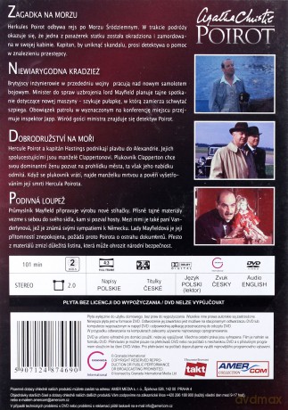 Poirot 04: Zagadka na morzu / Niewiarygodna kradzież [DVD]