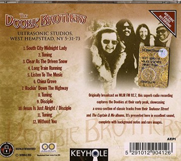 Doobie Brothers: Ultrasonic Studios / West Hempstead / Ny 31 May 1973 [CD]