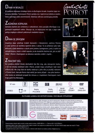 Poirot 07: Dama w woalce / Zaginiona kopalnia [DVD]