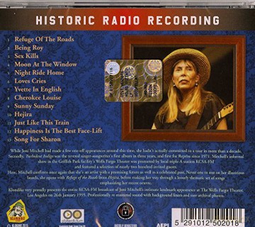 Joni Mitchell: Wells Fargo Theatre / La / 26Th January 1995 [CD]
