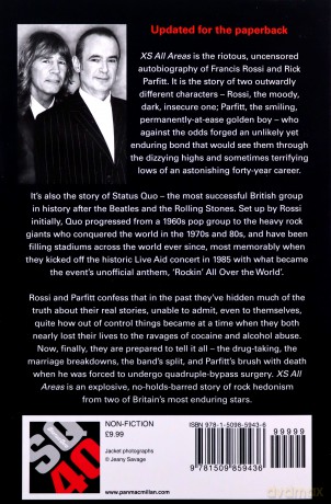 Status Quo: XS All Areas. The Status Quo Autobiography [KSIĄŻKA]
