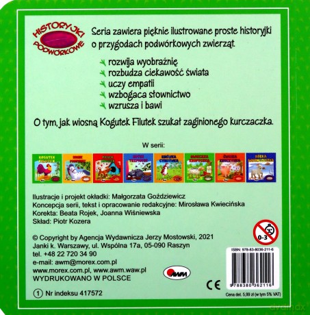 Historyjki podwórkowe. Kogutek Filutek [KSIĄŻKA]