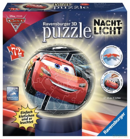 RAVENSBURGER 72 el. Kuliste Auta 3 [PUZZLE]
