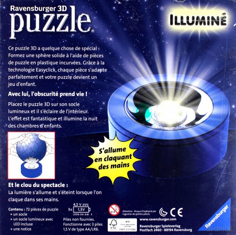 RAVENSBURGER 72 el. Kuliste Auta 3 [PUZZLE]