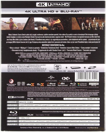 Mumia: Grobowiec Cesarza Smoka [Blu-Ray 4K]+[Blu-Ray]