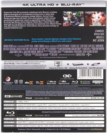 Dziedzictwo Bourne'a [Blu-Ray 4K]+[Blu-Ray]