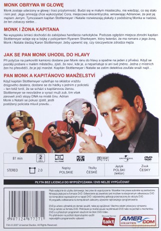 Monk 54: Monk obrywa w głowę / Monk i żona kapitana (0) [DVD]