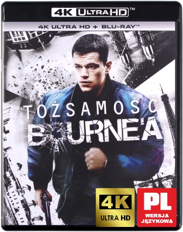 Tożsamość Bourne'a [Blu-Ray 4K]+[Blu-Ray]
