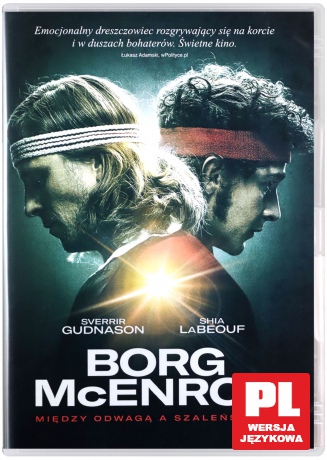 Borg / McEnroe. Między odwagą a szaleństwem [DVD]