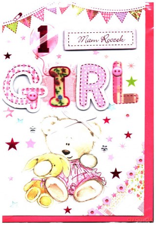 Karnet Girl Mam roczek