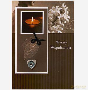Karnet M1-173 Wyrazy współczucia