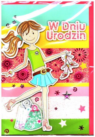 Karnet W dniu urodzin
