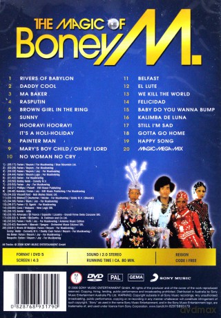 Boney M.: The Magic Of Boney M. (PAL-Version) [DVD]