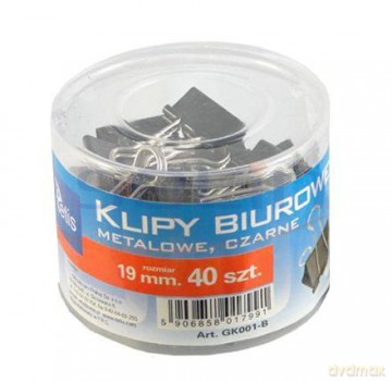 Klipy biurowe 19 mm
