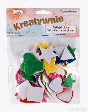 Kreatywnie- Naklejki z filcu