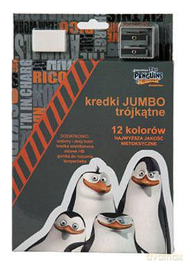 Kredki 12 kolorów Jumbo trójkątne