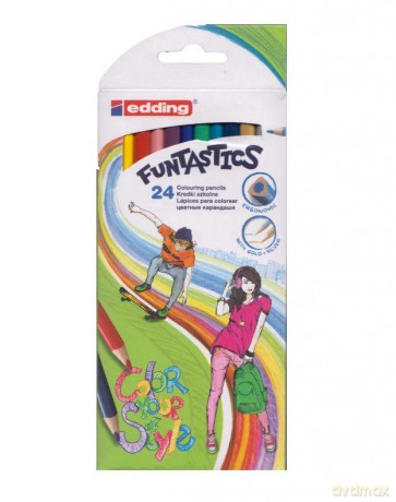 Kredki 24 kolory Funtastics Color Your Style