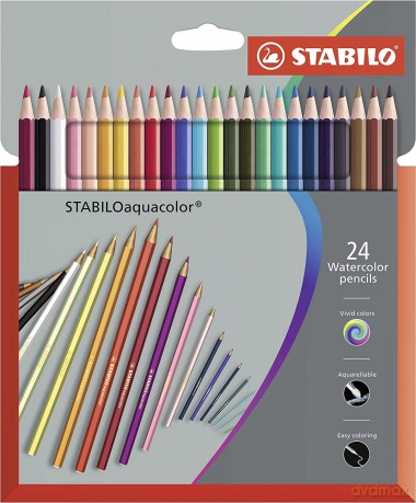 Kredki Aquacolor 24 kolory