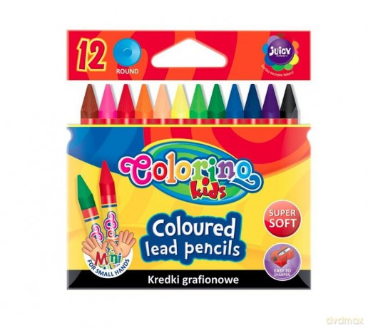 Kredki Colorino grafionowe 12 kolorów