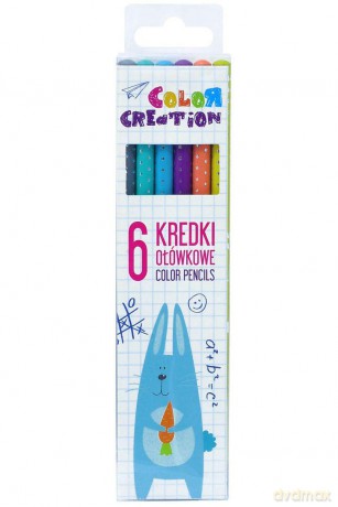 Kredki ołówkowe 6 kolorów Color Creation