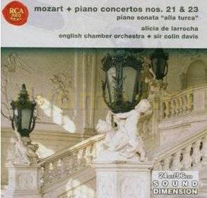 Alicia De Larrocha: Mozart: Piano Concertos [CD]