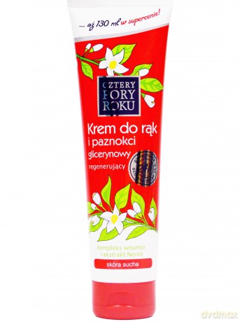 Krem do rąk i paznokci glicerynowy regenerujący 130 ml kompleks witamin i ekstrakt Neroli